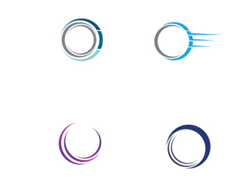 Colorful circle abstract logo preview picture