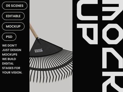 Leaf Rake Mockup