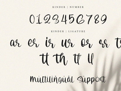 Kinder - Brush Script Font