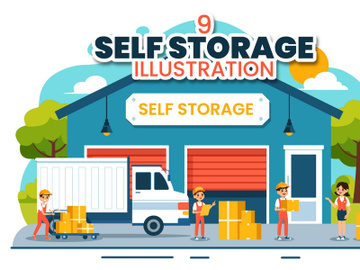 9 Self Storage Illustration preview picture