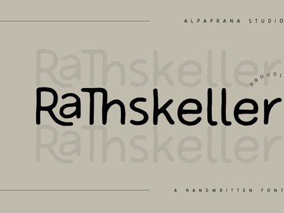 Rathskeller - Handwritten Font