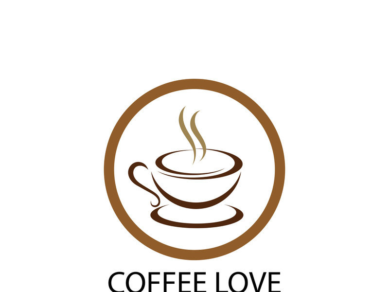 Coffee logo  icon vector illustration template