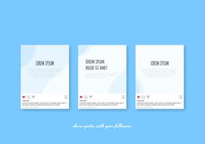 Instagram puzzle template