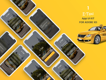 E-Taxi App Design 1 preview picture