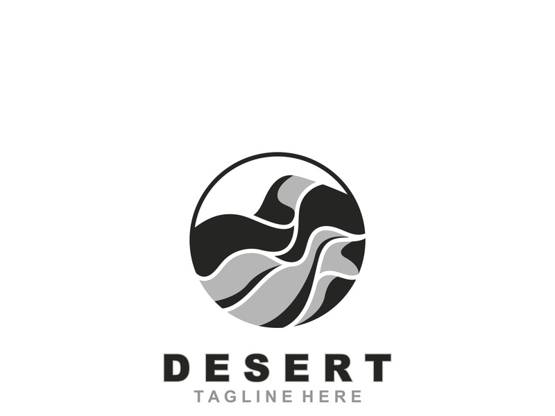 Desert wilderness logo outdoor adventure emblems, badges patches design element