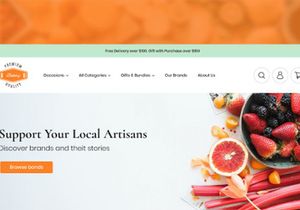 Food Store Template | FREE Figma