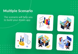 Set of Isometric Business People V2
