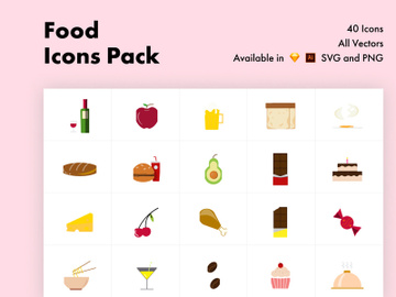 Food Color Icons preview picture
