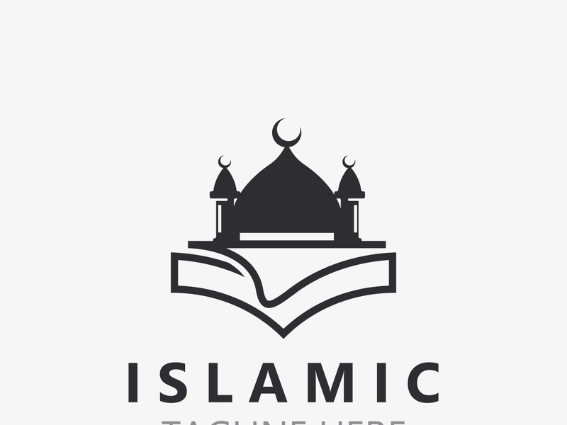 Islamic Mosque Logo design, template Islamic, Islamic Day Ramadan vector graphic creative idea