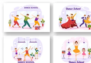 14 Dance School Illustration