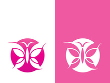 Butterfly logo icon vector design illustration