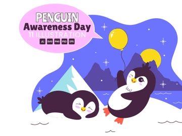 11 Penguin Awareness Day Illustration preview picture