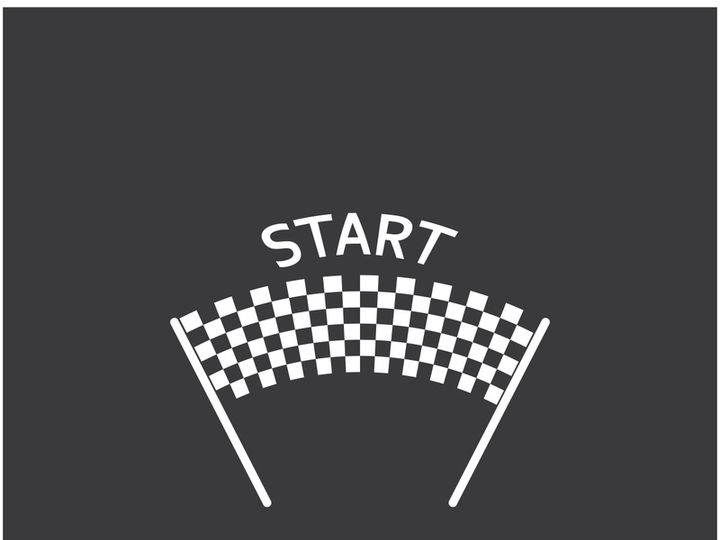 Race flag logo
