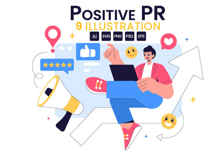 9 Positive Public Relations Illustration