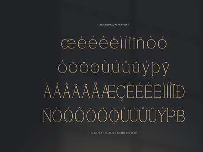 Bequta | Luxury Modern Serif