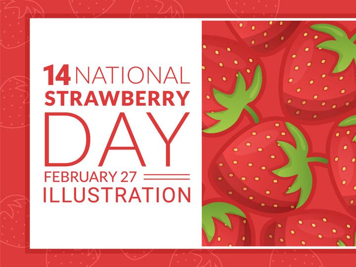 14 National Strawberry Day Illustration