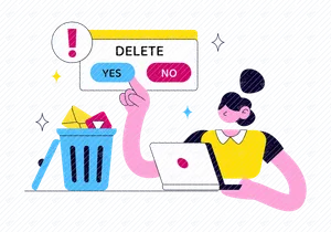 10 Delete File Vector Illustration