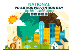 11 National Pollution Prevention Day Illustration preview picture