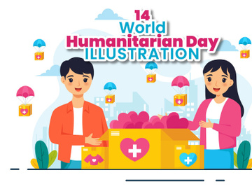 14 World Humanitarian Day Illustration preview picture