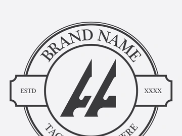 Vintage A logo preview picture