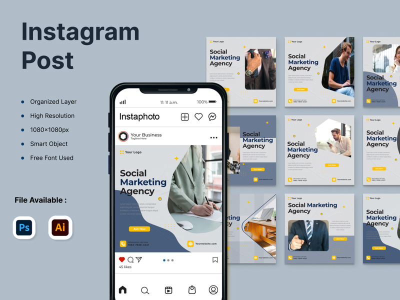 General Business Instagram Post Templates