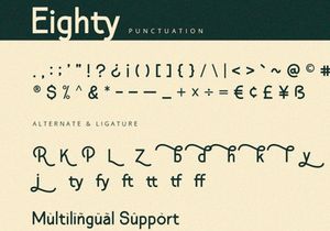 Eighty - Sans Serif Font