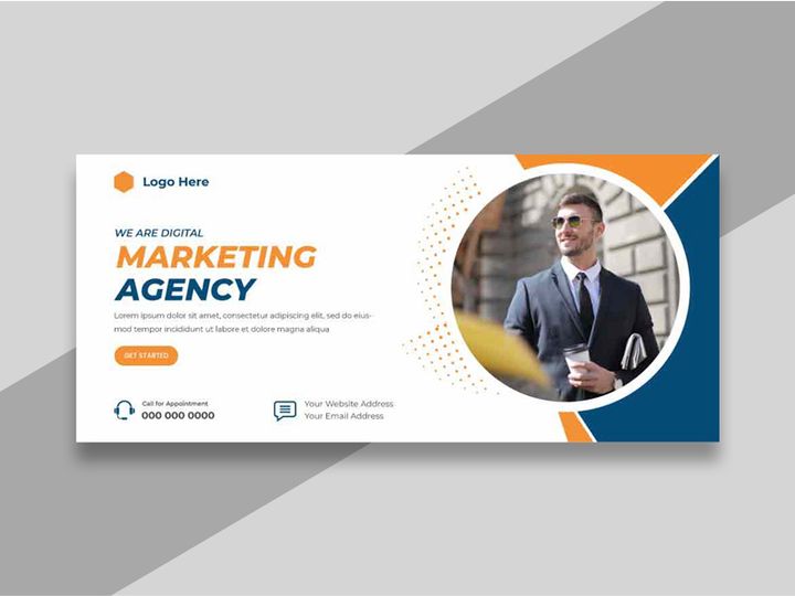 Digital Marketing Facebook Cover Banner Ver-22