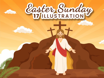 17 Happy Easter Sunday Day Illustration preview picture