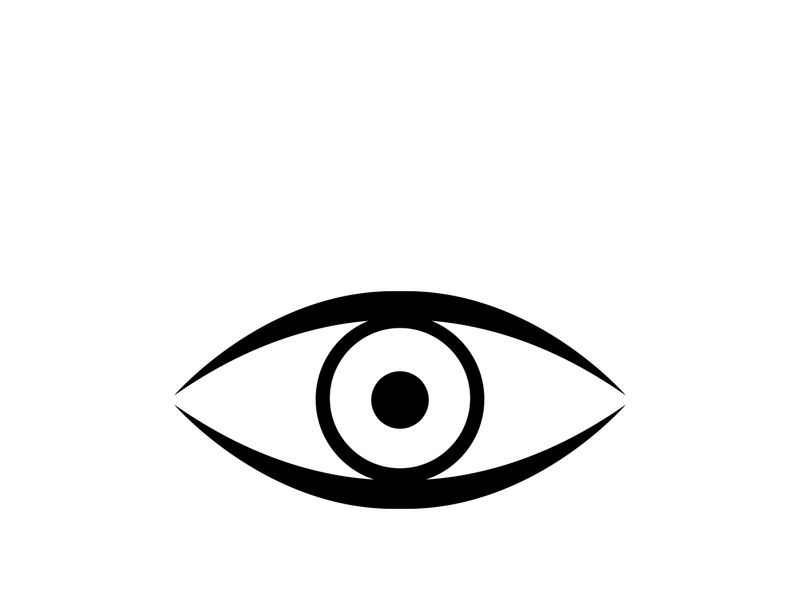 Eye vector logo design image template