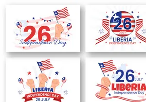 13 Happy Liberia Independence Day Illustration