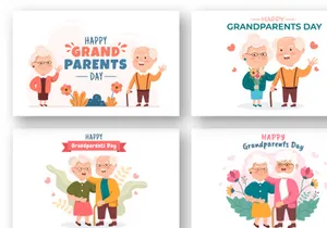 21 Happy Grandparents Day Illustration