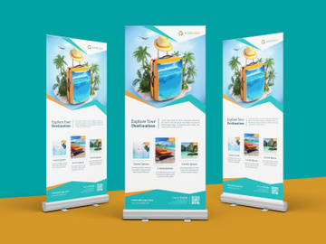 Travel Roll Banner Design preview picture