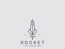 Rocket Logo Design template collection Design Concept, Creative Symbol