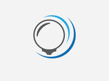 Golf logo vector icon stock illustration