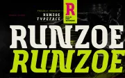 Runzoe – Modern Sans Serif Display Typeface