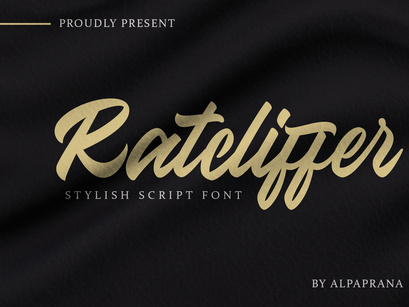 Ratcliffer - Modern Script Font