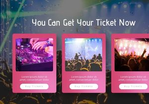 Glowfest Music PowerPoint Template