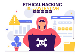 10 Cybersecurity Ethical Hacking Illustration preview picture