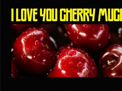 Cherrys - Condensed Sans Serif Font