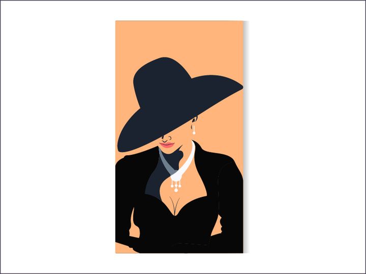 portrait woman, Poster beauty girl