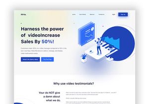 Nitro Software Landing Page In Figma