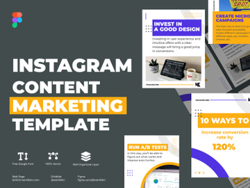 Instagram Content Marketing Template preview picture