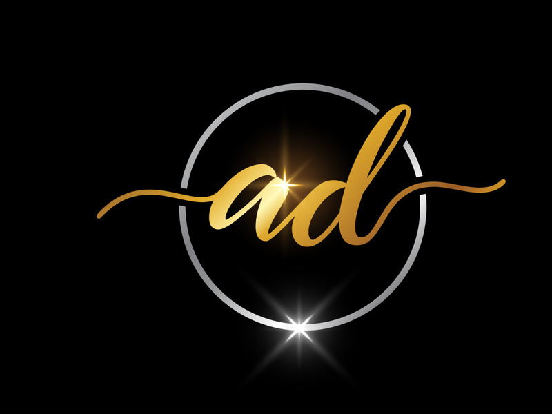 Initial Letter A D Logo Design Vector. Graphic Alphabet Symbol For Corporate Business Identity
