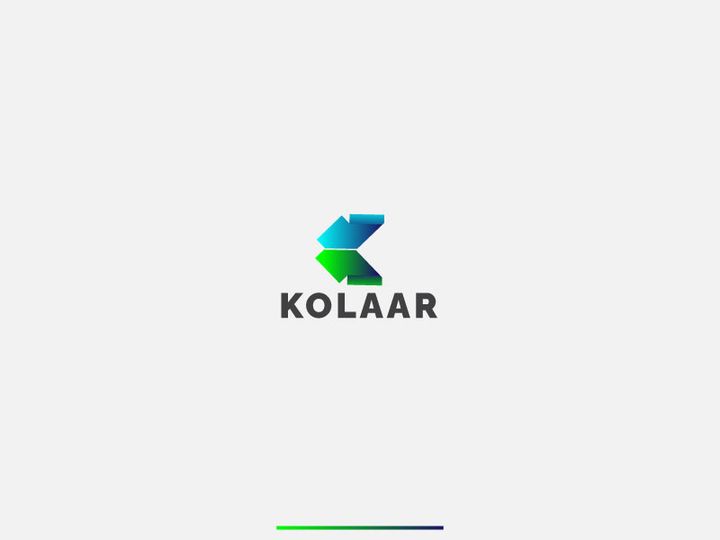 Lettermark Logo - Letter K Logo - Gradient Logo - Business Logo Design