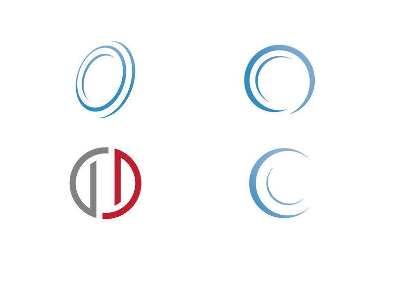 circle logo vector and icon design