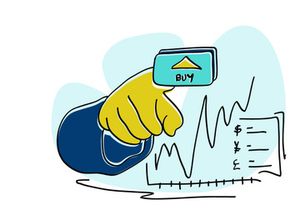 Investment Business flat Illustration