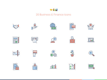 20 Business & Finance icons preview picture