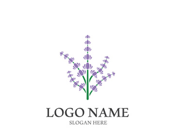 Lavender flower vector icon illustration design template preview picture