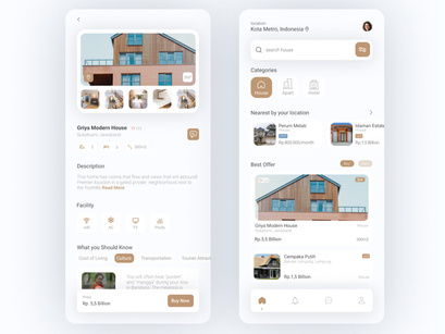 Property Mobile App UI Kits