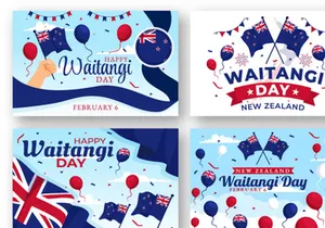 13 Happy Waitangi Day Illustration